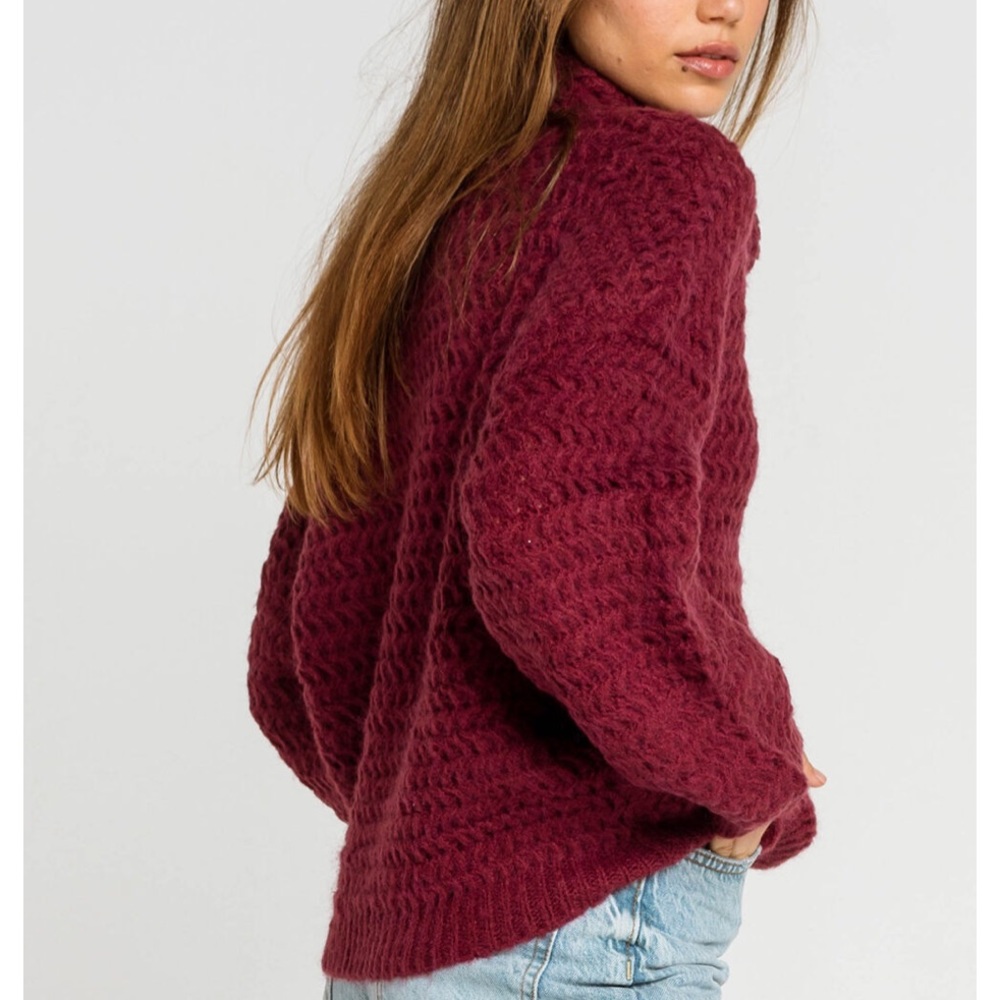 West of Melrose Just Roll With It Cowl Neck Sweater - Picture 3 of 6